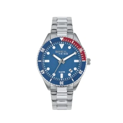 Afbeelding van Breil OVER Horloge, Heren, Maat: One Size, Acciaio blu