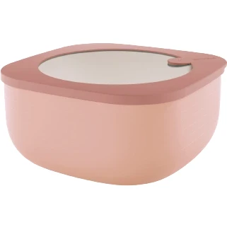 Afbeelding van Guzzini Eco Store&amp;more&#039; Opbergdoos (ondiep) 1900ml Peach Blossom Pink