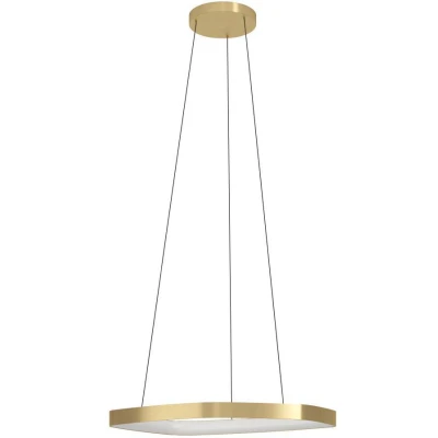 Afbeelding van EGLO Vallerosa Hanglamp LED Ø 58 cm Goud/Wit Dimbaar Staal