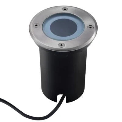 Afbeelding van Ledvion LED Grondspot, Ronde Lamp, IP67, GU10 Fitting, 1m Kabel, Buitenlamp, Buiten Verlichting, Tuinverlichting