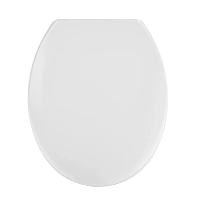 Afbeelding van WENKO wc bril Vigone wit, bevestiging van roestvrij staal, antibacterieel, Duroplast, 37,5 x 45 cm, wit