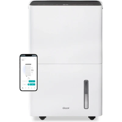 Afbeelding van Duux Bora Smart Luchtontvochtiger Ontvochtigt 30L/dag 4 Liter Watertank Dehumidifier met Hygrostaat Droogmodus voor wasgoed