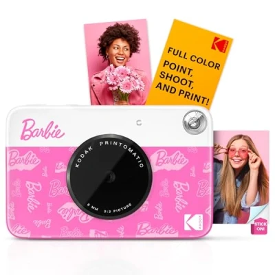 Afbeelding van Barbie x Kodak Printomatic digitale kleurencamera draagbare camera 5 MP print zelfklevende foto&#039;s 2 3 inch stijl handtekening