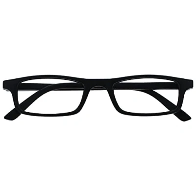 Afbeelding van The Reading Glasses Leesbril Zwart Lichtgewicht Lezers Designer Stijl Mannen Vrouwen Spring Scharnieren R17 1 +1.50, zwart.