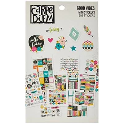 Afbeelding van Simple Stories 7956 Carpe Diem Good Vibes Mini stickers, meerkleurig