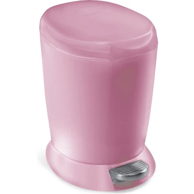 Afbeelding van Simplehuman Prullenbak Slim 6 liter Roze Kunststof