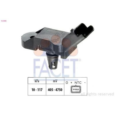 Afbeelding van FACET 10.3080 Sensoren Made in Italy OE Equivalent PEUGEOT: 106 II Hatchback, CITROËN: Berlingo Van