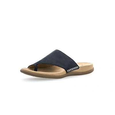 Afbeelding van Gabor Teensandalen nightblue, Dames, Maat: 37, Nightblue Nubukleer