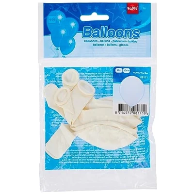 Afbeelding van Folat Folatex ballonnen Wit 30 cm 10 stuks
