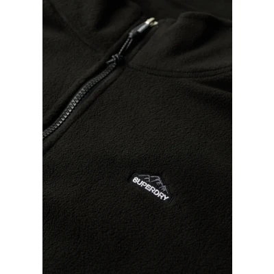 Afbeelding van Superdry Polar HALF ZIP Fleece trui, Heren, Maat: Medium, Black
