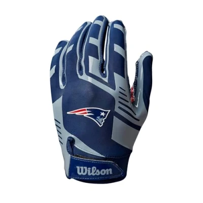 Afbeelding van Wilson Adult NFL Stretch Fit Gloves Team New England Patriot