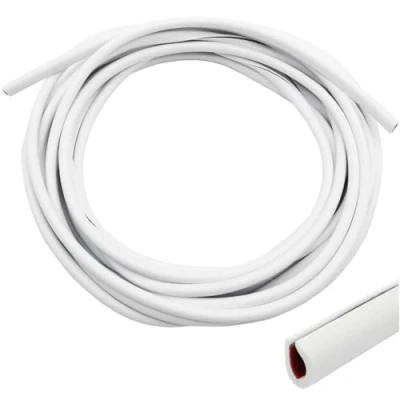 Afbeelding van auto rand protector Strip 5M trim rubber seal U vormige bescherming deur beschermer, geschikt voor SUV Sedan MPV en de meeste modellen (wit)
