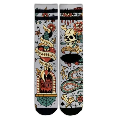 Afbeelding van AMERICAN SOCKS TILL DEATH DO US PART S/M EU, Veelkleurig.