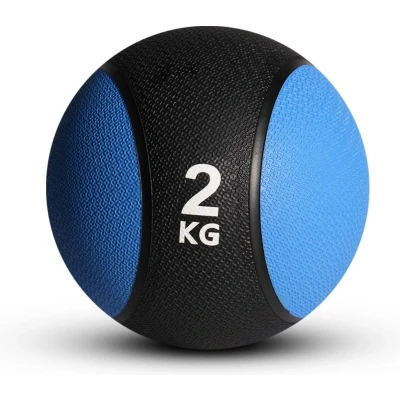 Afbeelding van Sveltus Medicijnbal Rubber Zwart/Blauw 2kg