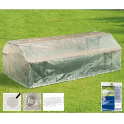 Afbeelding van Happy People 79271 beschermhoes voor picknicktafel, transparant