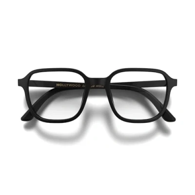 Afbeelding van LONDON MOLE Bril Hollywood leesbril Vierkante Coole lezers Stijlvolle Unisex, Mat zwart