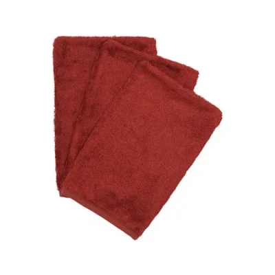 Afbeelding van Washandjes Rosewood set van 3 Timboo