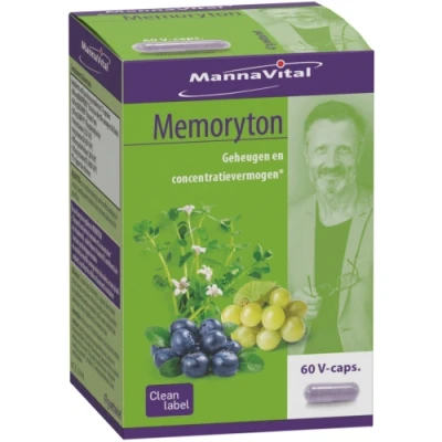 Afbeelding van MannaVital Memoryton Capsules 60VCP