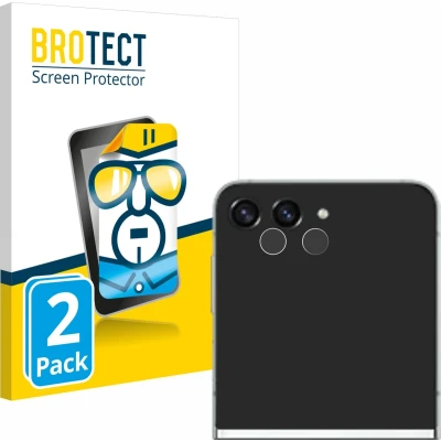 Afbeelding van BROTECT Screenprotector voor Samsung Galaxy Z Flip 5 (ALLEEN Camera Lens) Folie Beschermfolie transparant (2 Stuks)