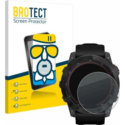 Afbeelding van BROTECT Screenprotector voor Garmin Fenix 7X (51 mm) Folie Beschermfolie Beschermglas matte