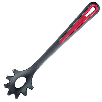 Afbeelding van Westmark Spaghettioffel/pastaschöffel, hittebestendig tot 270 C, PPA, lengte: 30,5 cm, Gallant Plus, zwart/rood, 29602275