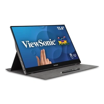 Image de Ecran PC portable ViewSonic TD1655 tactile 16&quot; LED Noir et Gris