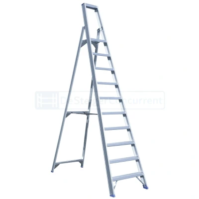 Afbeelding van Enkele trapladder 10 treden Atom
