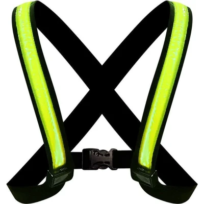 Afbeelding van Easypix StreetGlow Full Spectrum Led Vest (SM) Geel Verlichting Batterijen