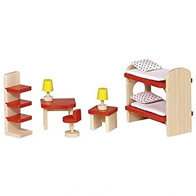 Image de Goki Enfants Dollhouse Bois 11 PCS