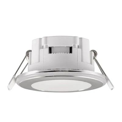 Afbeelding van Trio Argus 653610106 LED inbouwlamp, kunststof, verchroomd, met RBG 4 Watt kleurverandering, afstandsbediening, dimbaar