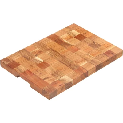 Afbeelding van vidaXL Hakblok 50x34x3,8 cm massief acaciahout