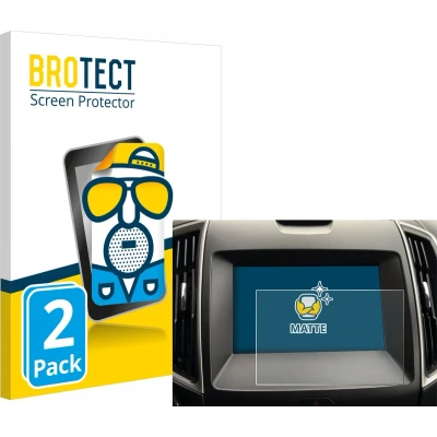 Afbeelding van BROTECT Screenprotector voor Ford Galaxy Infotainment Sync 3 (2019) Folie Beschermfolie matte (2 Stuks)