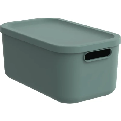 Afbeelding van Rotho Albula Opbergbox 12L Mistletoe Groen