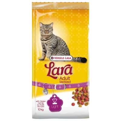 Afbeelding van Lara Adult Sterilized Kip&amp;Eend Kattenvoer 10 kg