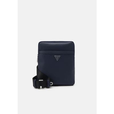 Afbeelding van Guess Certosa Saffiano Unisex Schoudertas, Maat: One Size, Blue
