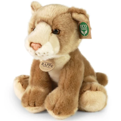 Afbeelding van Rappa ECO knuffel baby leeuw 27 cm realistische leeuwenwelp van recyclede PET flessen