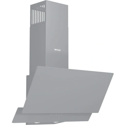 Afbeelding van Wiggo WE A642G(G) Schuine Afzuigkap 60cm Grijs Glas