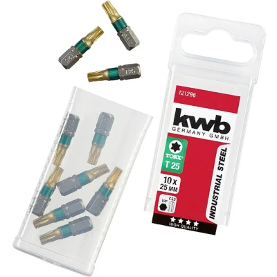 Afbeelding van kwb 124296 TX bit T 25 Titanium C 6.3 10 stuk(s)