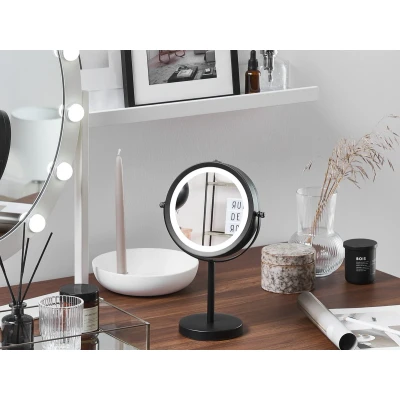 Afbeelding van Beliani TUCHAN make up spiegel Zwart IJzer
