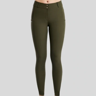 Afbeelding van Montar Rijbroek Megan Full Grip Olive 42 Agradi.be