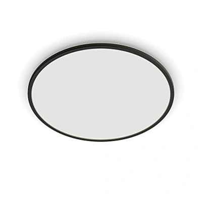 Image de Philips Superslim LED plafondlamp Zwart Warmwit licht 36 W Super slank ontwerp Dimbaar Geïntegreerde lamp