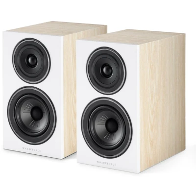 Afbeelding van Wharfedale Diamond 12.1 Compacte boekenplank luidsprekers Eenvoudige installatie Echte Hifi Kwaliteit Licht Eiken (per paar 2 stuks)