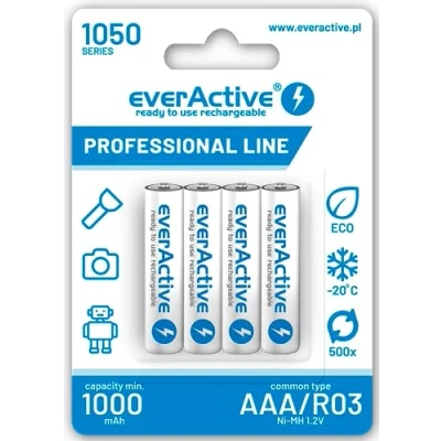 Afbeelding van everActive Ni MH R03 AAA 950mAh Professional Line