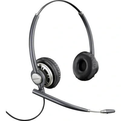 Afbeelding van Randapparaten: Headsets: POLY EncorePro 720 Binaural Headset +Quick Disconnect Bedraad Hoofdband Kantoor/callcenter Zwart