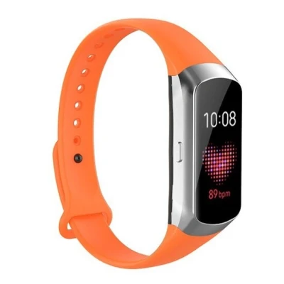 Afbeelding van Siliconen bandje Oranje Samsung Galaxy Watch Fit