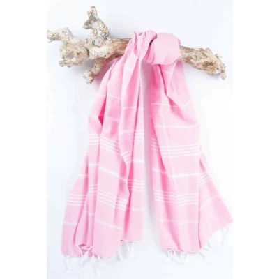 Afbeelding van Hamamdoek Take Me To The Beach! Pink van Call it Fouta!