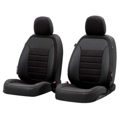 Afbeelding van Auto stoelbekleding Bari geschikt voor VW T Roc (A11) 07/2017 Vandaag, 2 enkele zetelhoezen standard zetels
