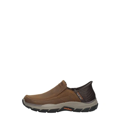 Afbeelding van Skechers Respected Sneakers laag, Heren, Maat: 42, Dark brown Leer