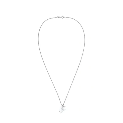 Afbeelding van Elli Hearts Symbol Ketting, Dames, Maat: 45, Silber