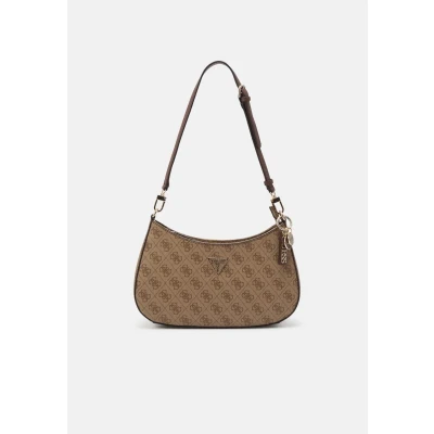 Afbeelding van Guess Noelle TOP ZIP Shoulder BAG Handtas, Dames, Maat: One Size, Latte/brown